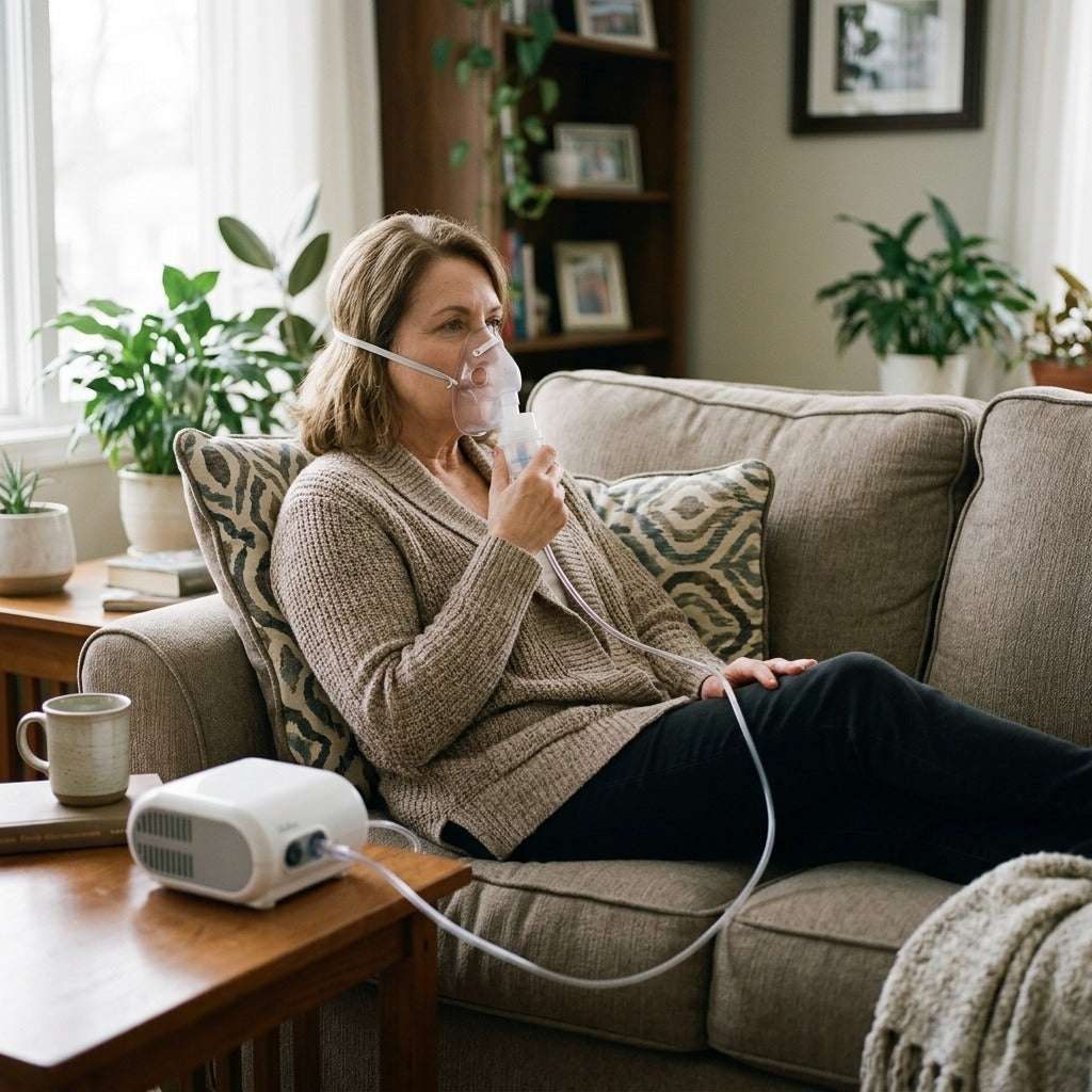 1.6 m Nebulizer Connect Tube - in everyday life