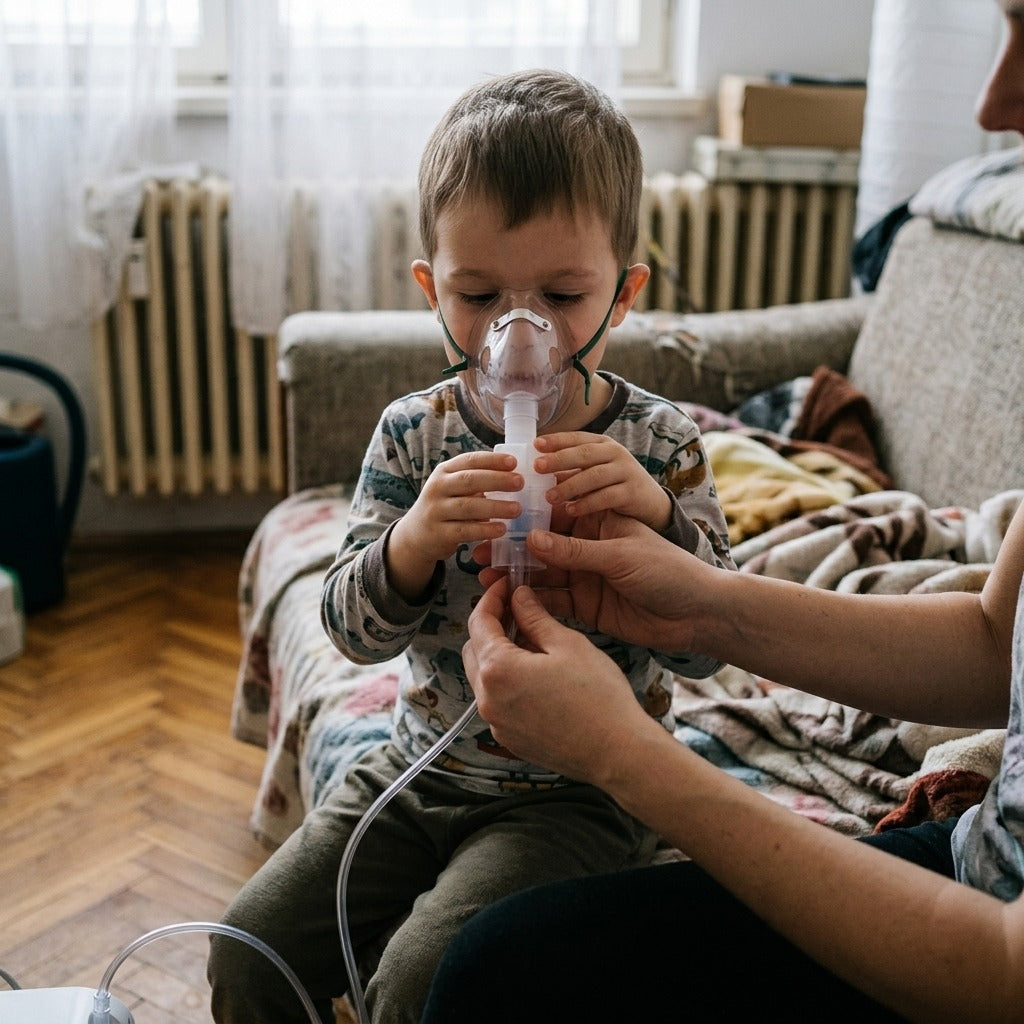 1,6 m-es puha cső felnőtt- és gyermekporlasztóhoz - használat közben