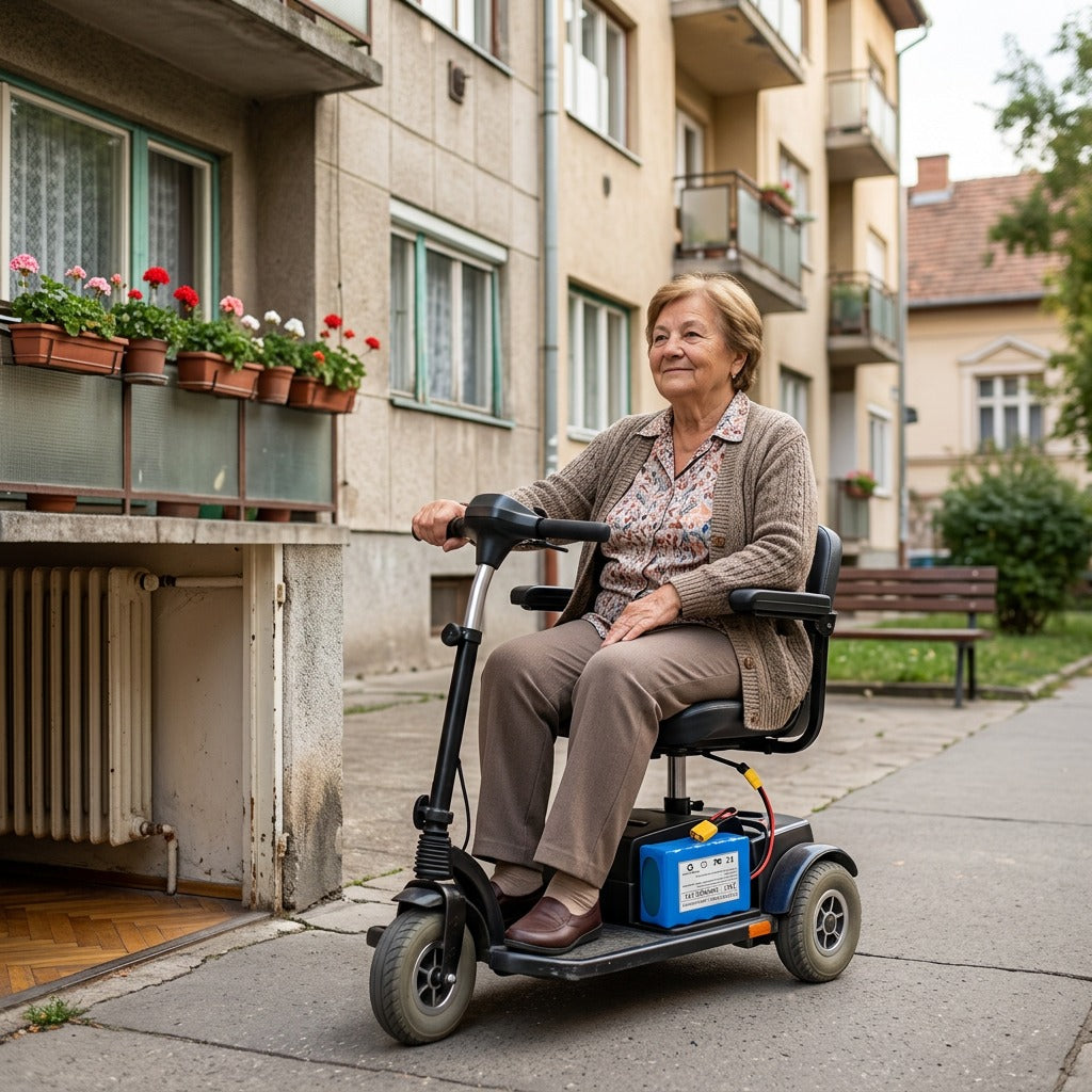 24V 21Ah LiFePO4 mobilitási akkumulátor - a mindennapokban