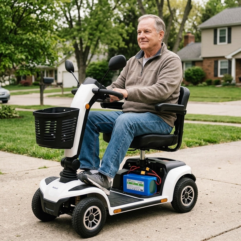 24V Lithium Battery for Wheelchairs, Scooters and Tools - in everyday life