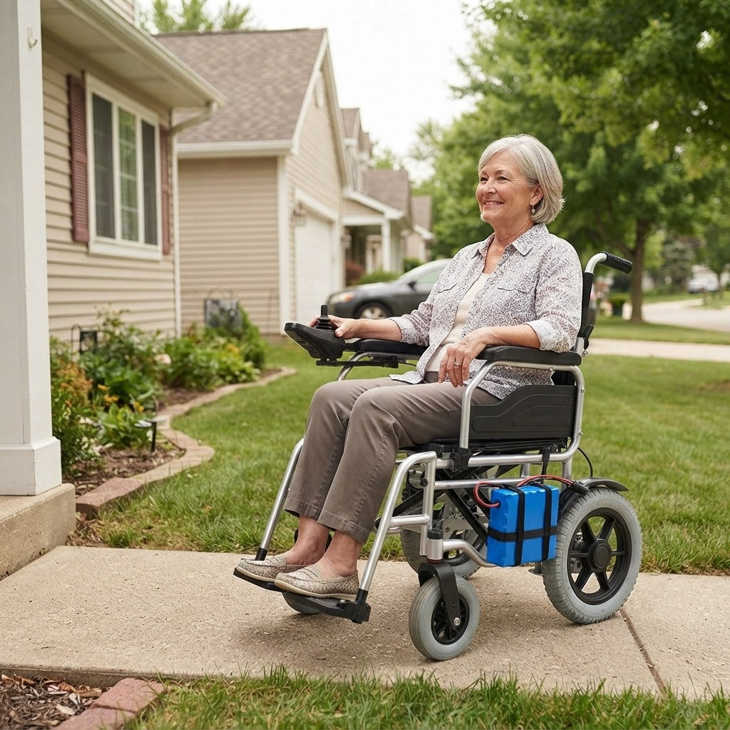 24V Lithium-Ion Battery Pack for Mobility Devices - in everyday life