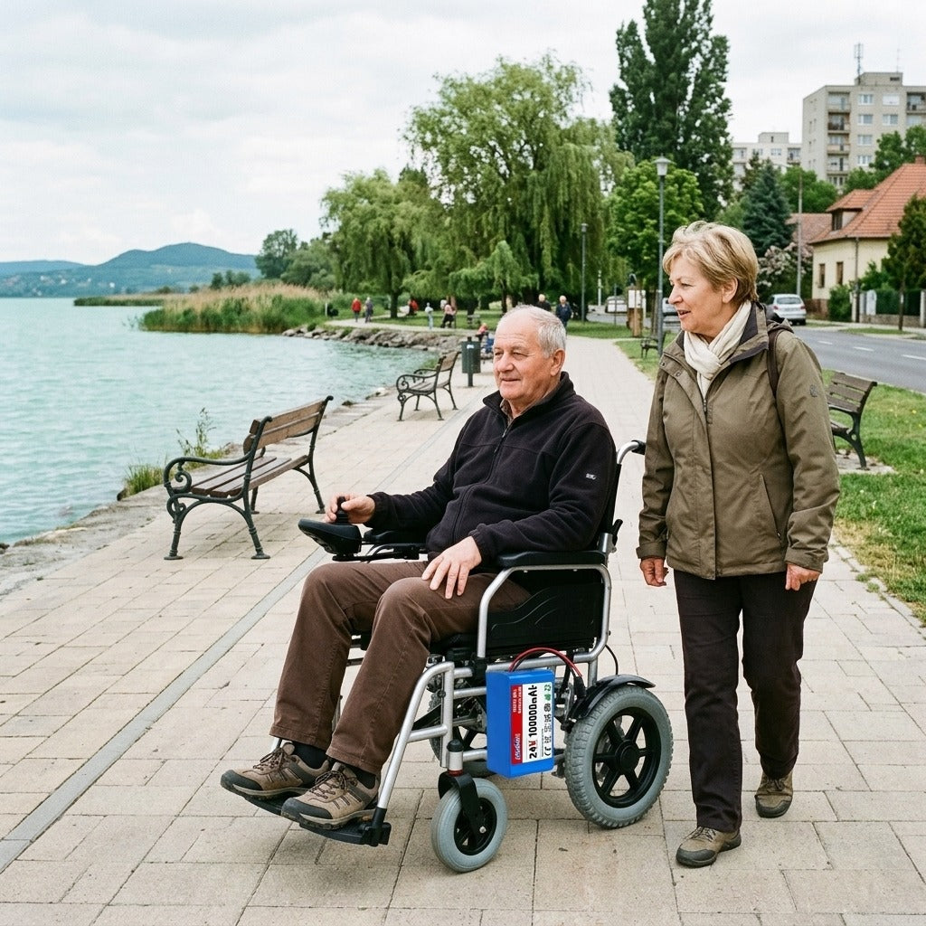 24V-os lítiumion-akkumulátor mobilitási eszközökhöz - a mindennapokban