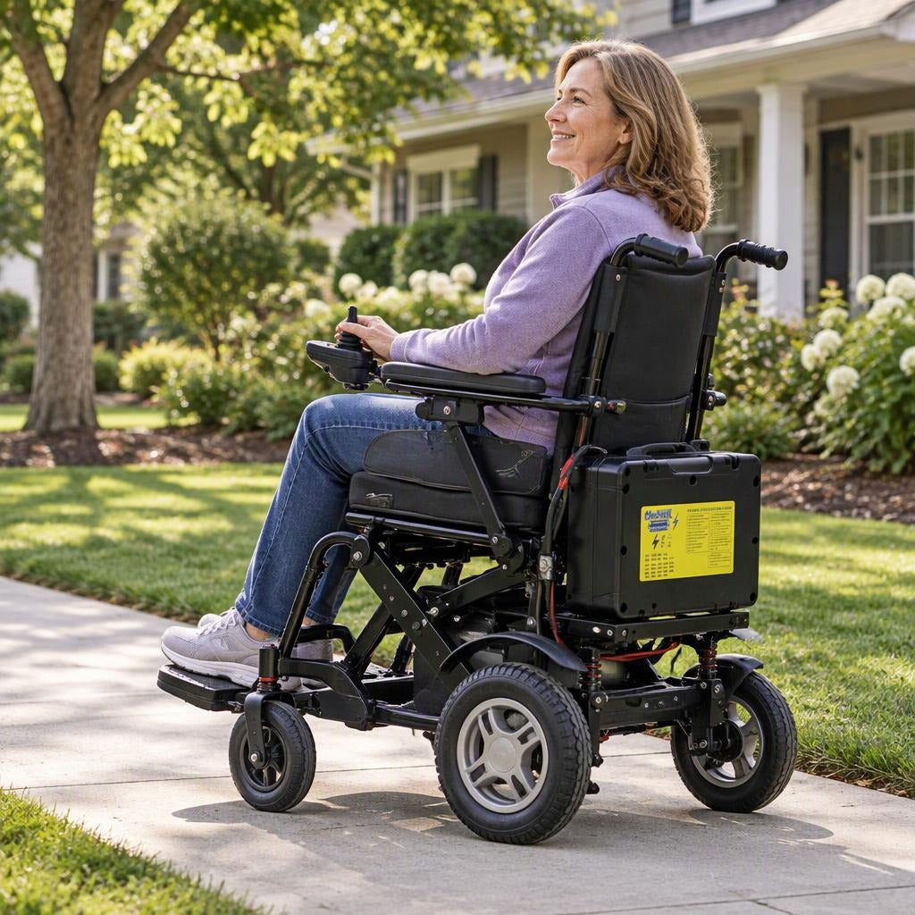 24V Rechargeable Wheelchair Battery - in everyday life