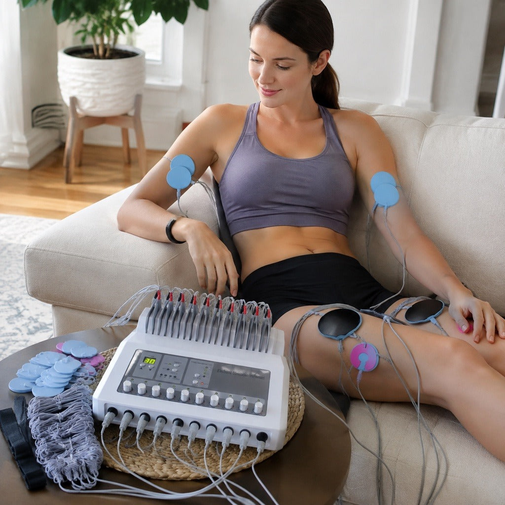 3-in-1 Electric Muscle Stimulator - in everyday life