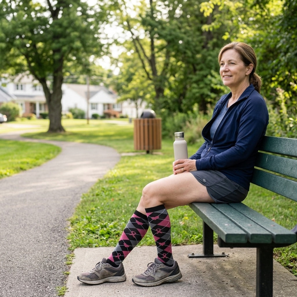 3-Pair Compression Socks in Random Colors - in everyday life