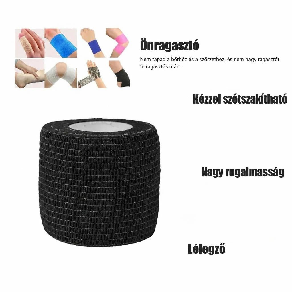 Fekete öntapadó pólya, 3 db