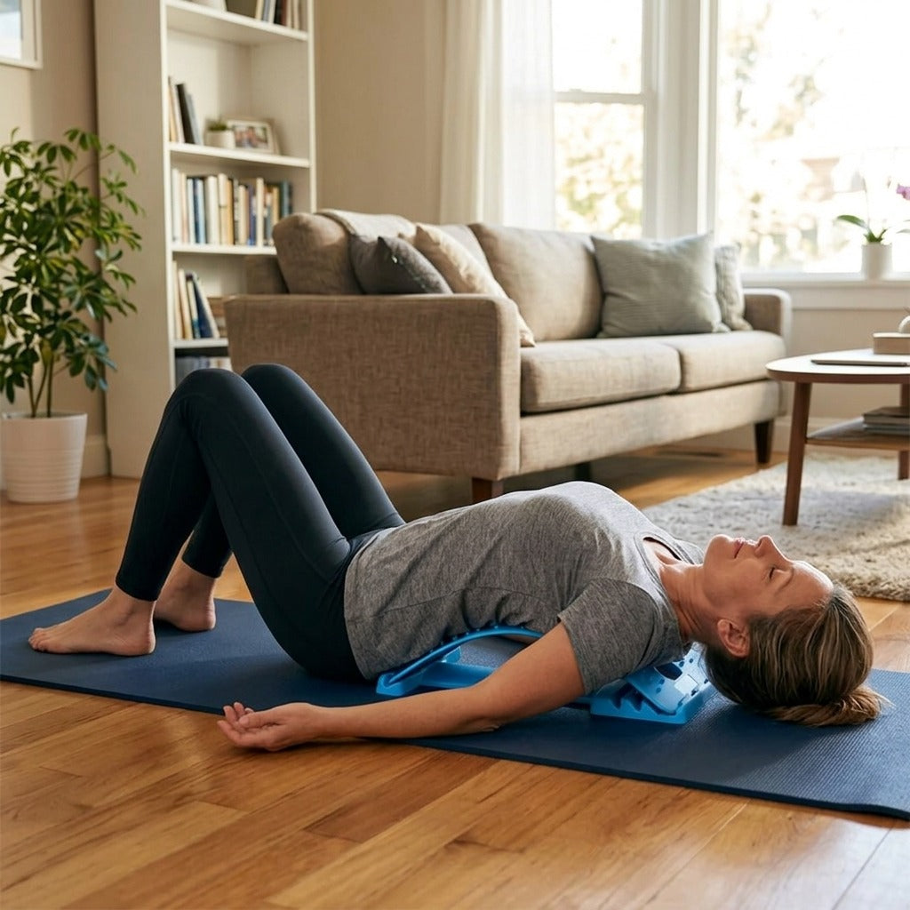 4-Level Back Stretcher for Home Use - in everyday life
