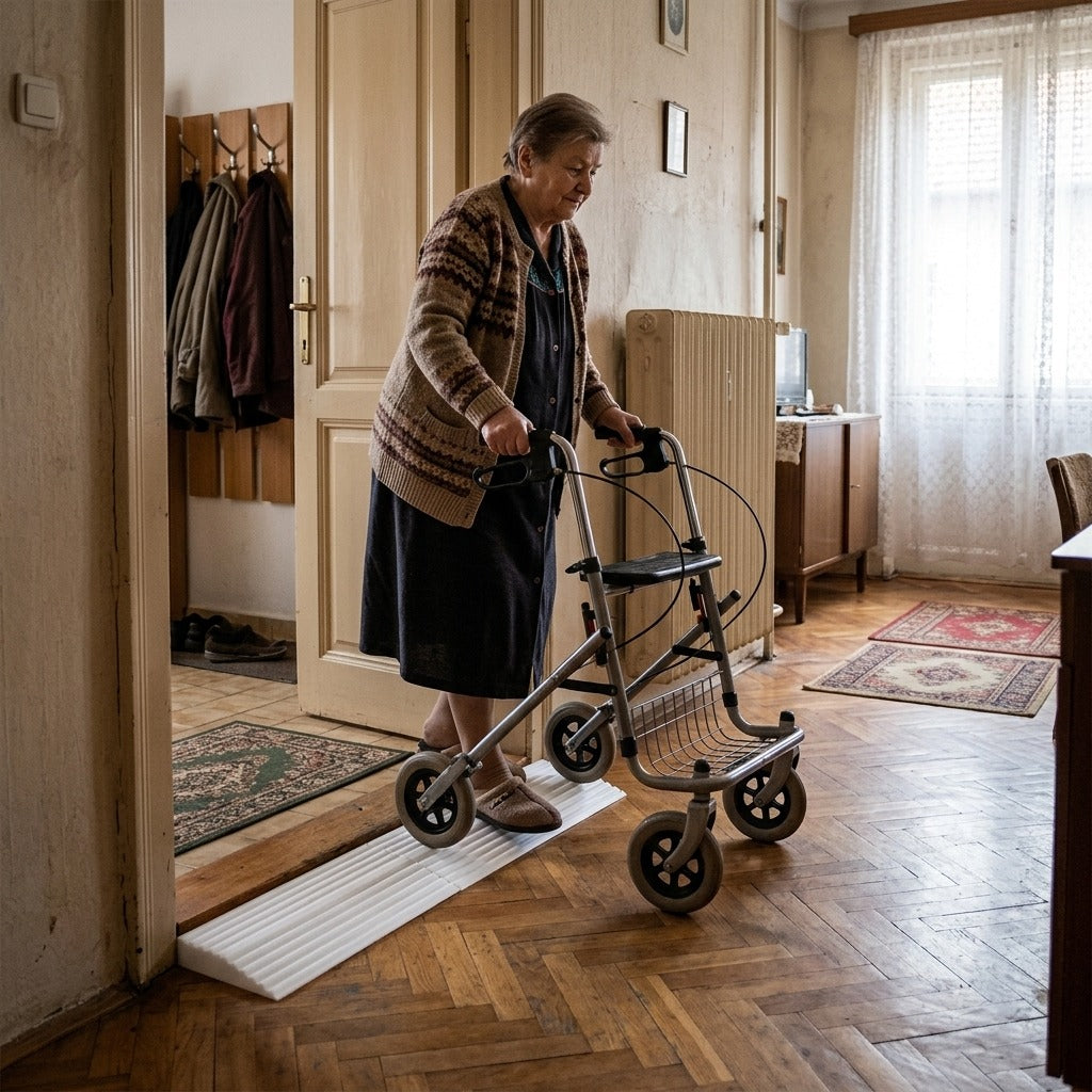 4 darabos küszöbátmenet-rámpaszett - a mindennapokban