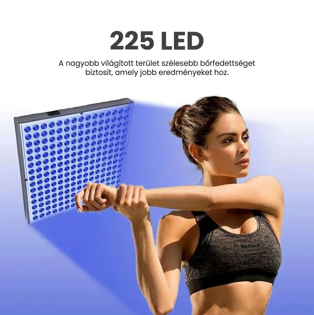 225 LED világított panel nagy bőrfedettségre