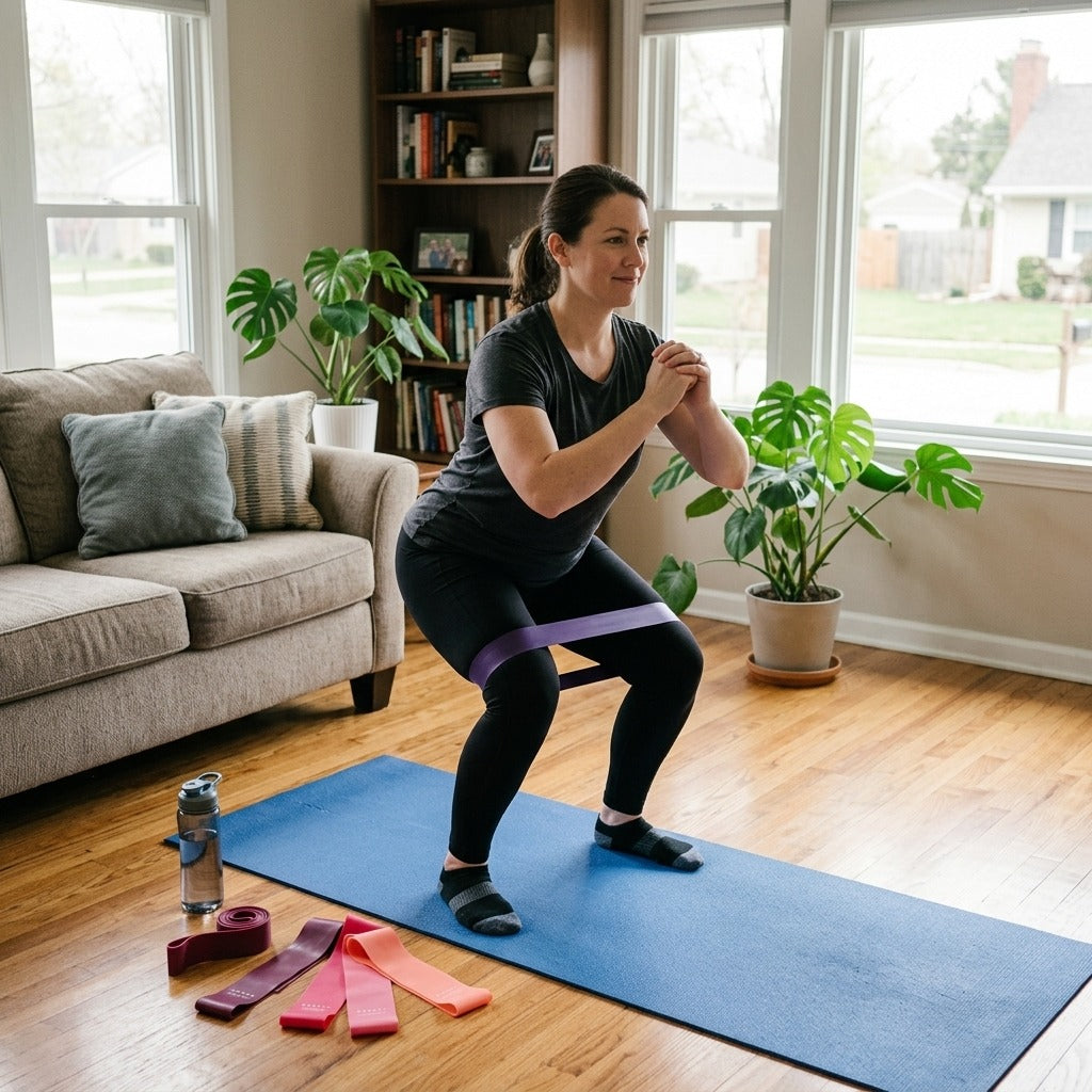 5-Level Loop Resistance Bands Set - in everyday life