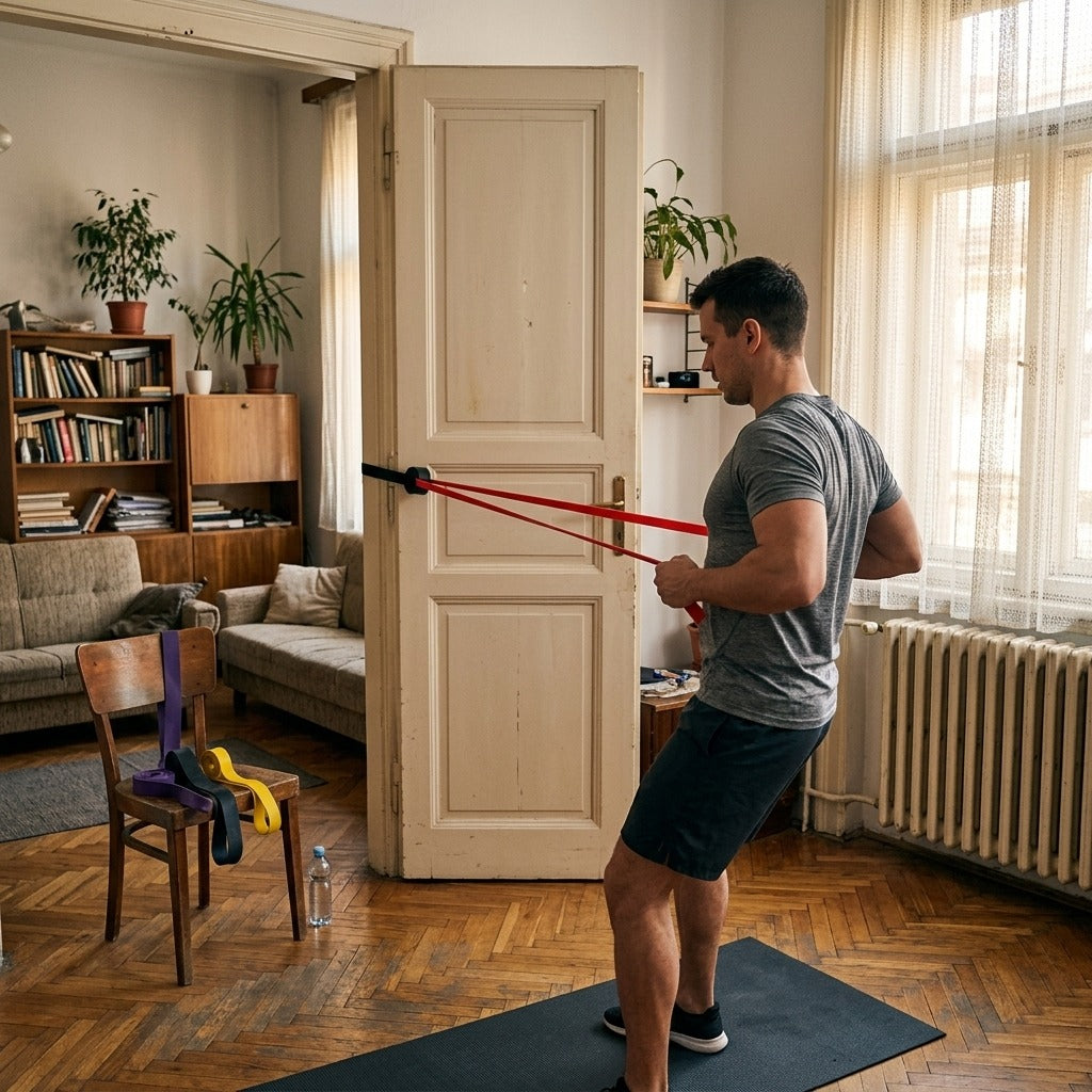 5 részes ellenállásos szalagkészlet ajtórögzítővel - otthon