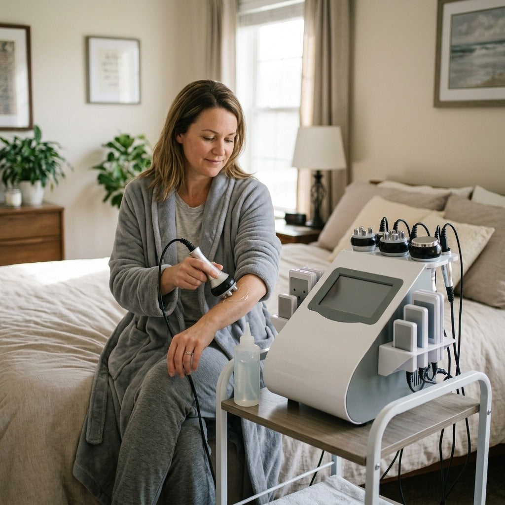 6-in-1 Personal Care Machine with Gel - in everyday life