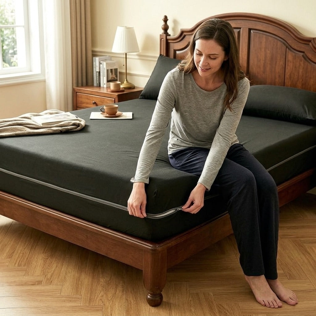 6-Sided Water-Resistant Mattress Protector - in everyday life
