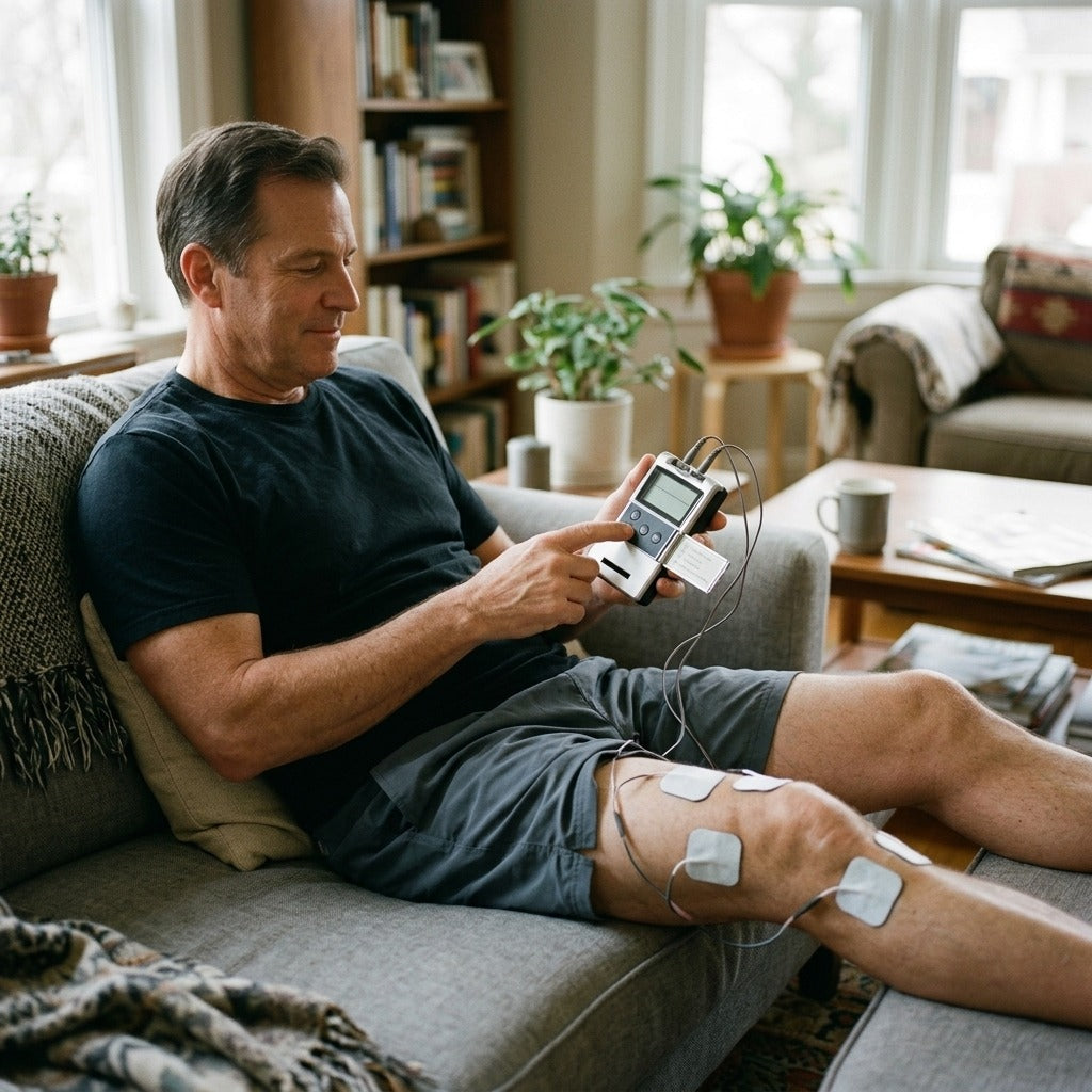 7000 Digital TENS EMS Muscle Stimulator, 2-Channel with 5 Modes - in everyday life