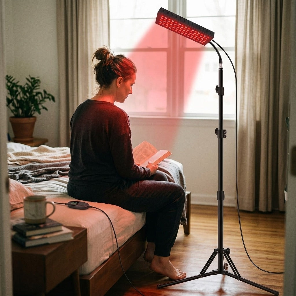 75-LED Red and Near-Infrared Light Panel - at home