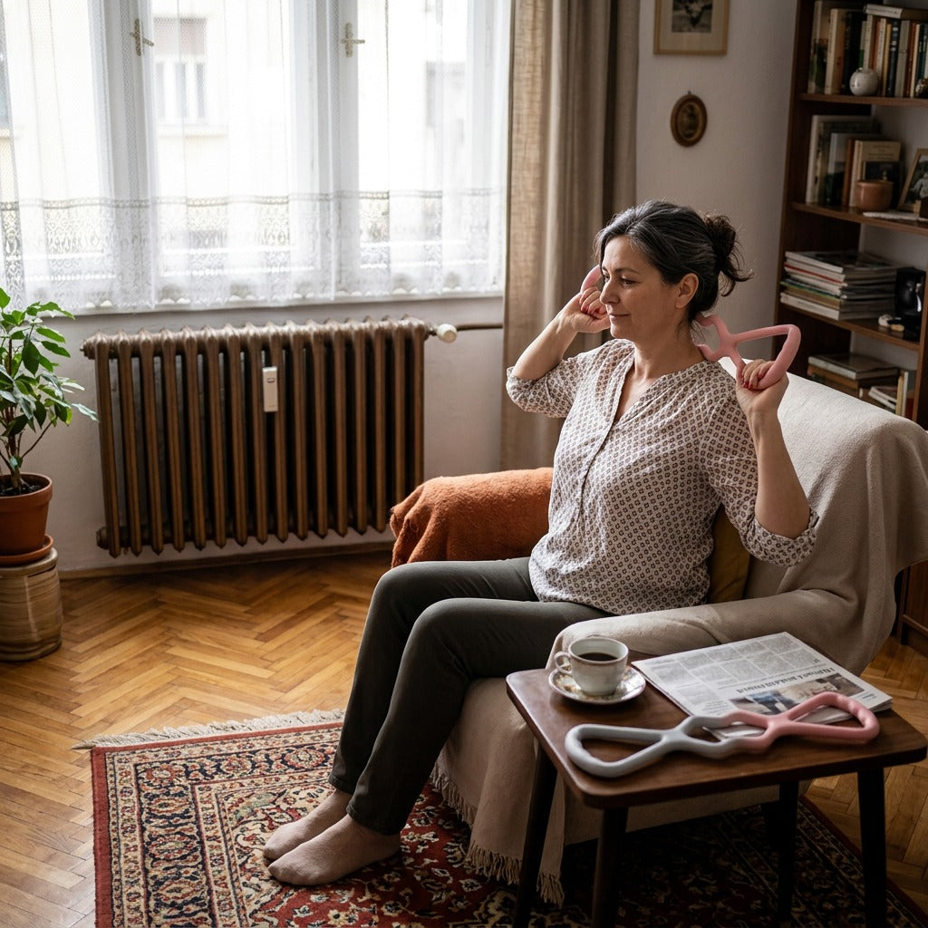 8-as alakú gumiszalag nyújtáshoz - a mindennapokban