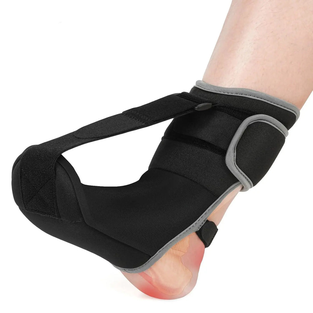 Adjustable Foot Drop Support Strap with Splint