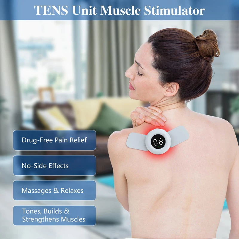 EMS TENS Body Therapy Massager with Red Light