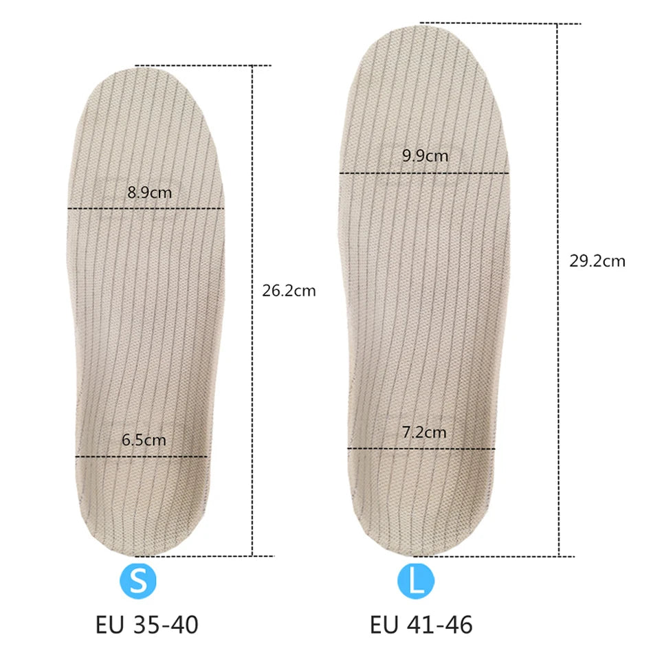PVC Orthopedic Insoles with Arch Support