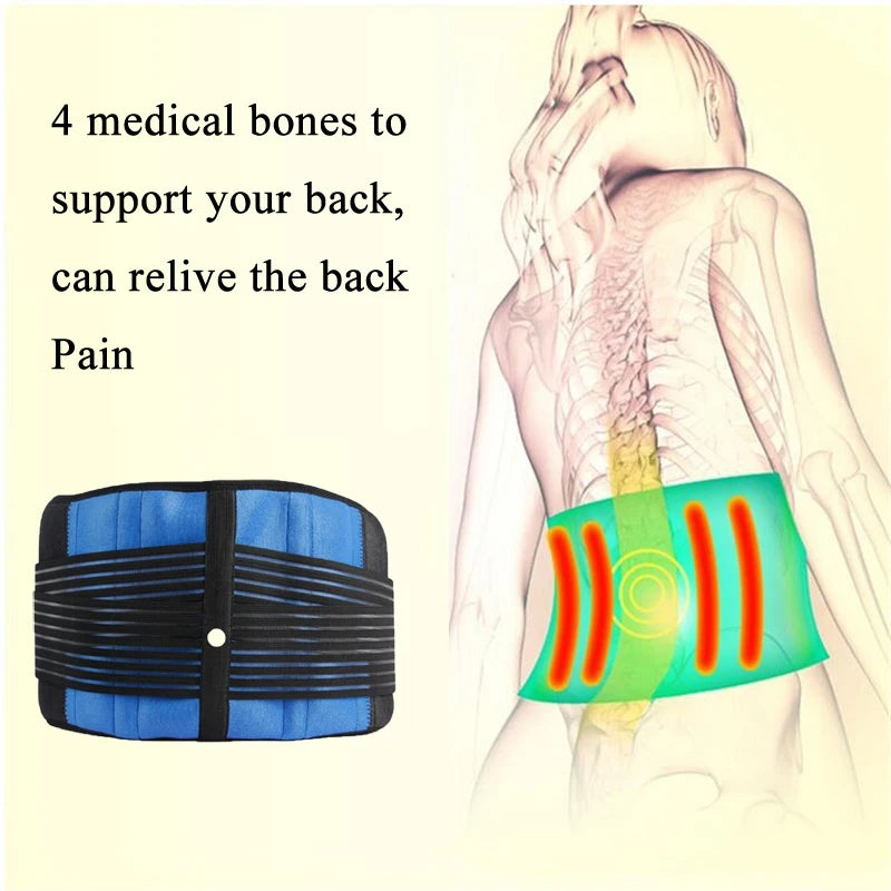 Double-Pull Lower-Back Support Brace