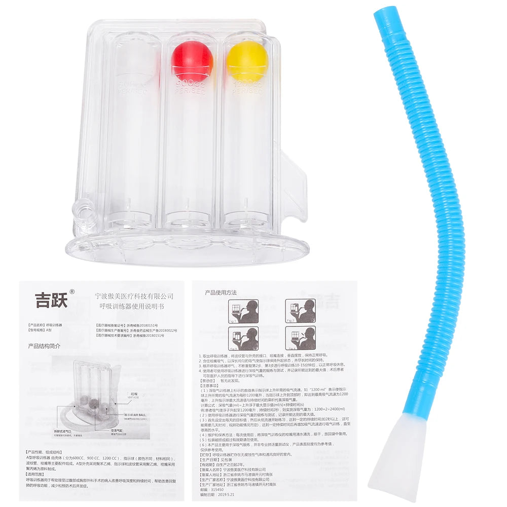 Three-Ball Breathing Trainer
