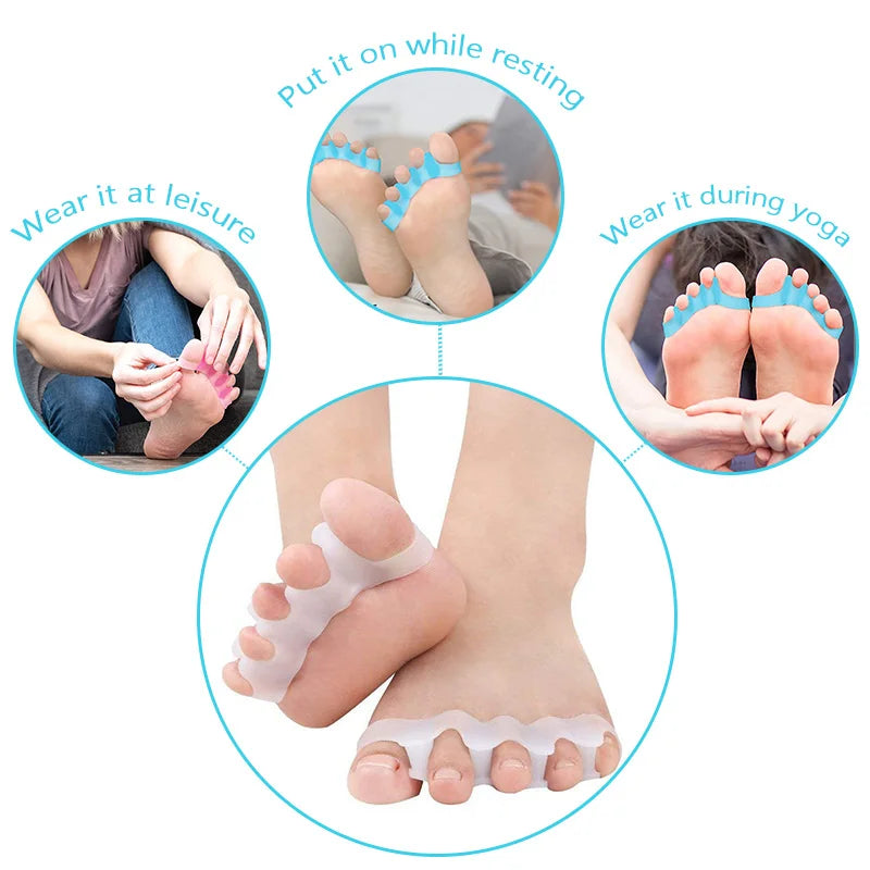 Rubber Toe Separator for Foot Care
