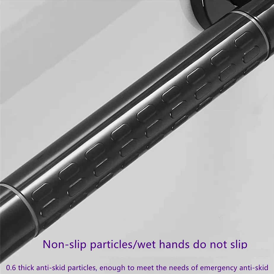 Stainless Steel Bathroom Handrail with Non-Slip Handle