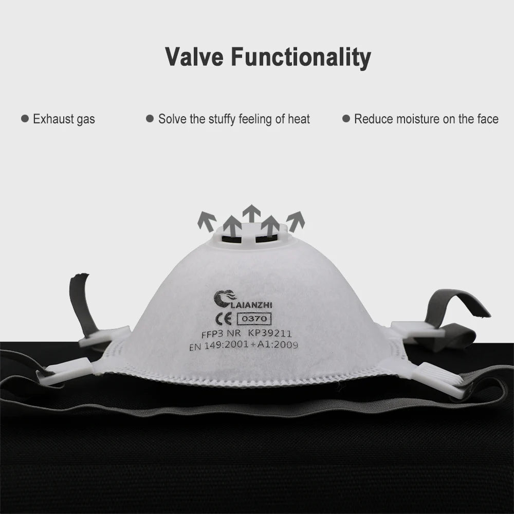 Adult FFP3 Disposable Cup Masks, 10 Pack