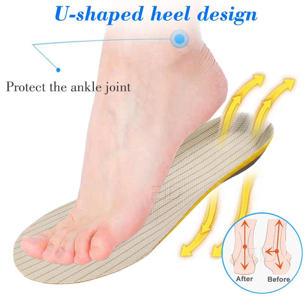 PVC Orthopedic Insoles with Arch Support