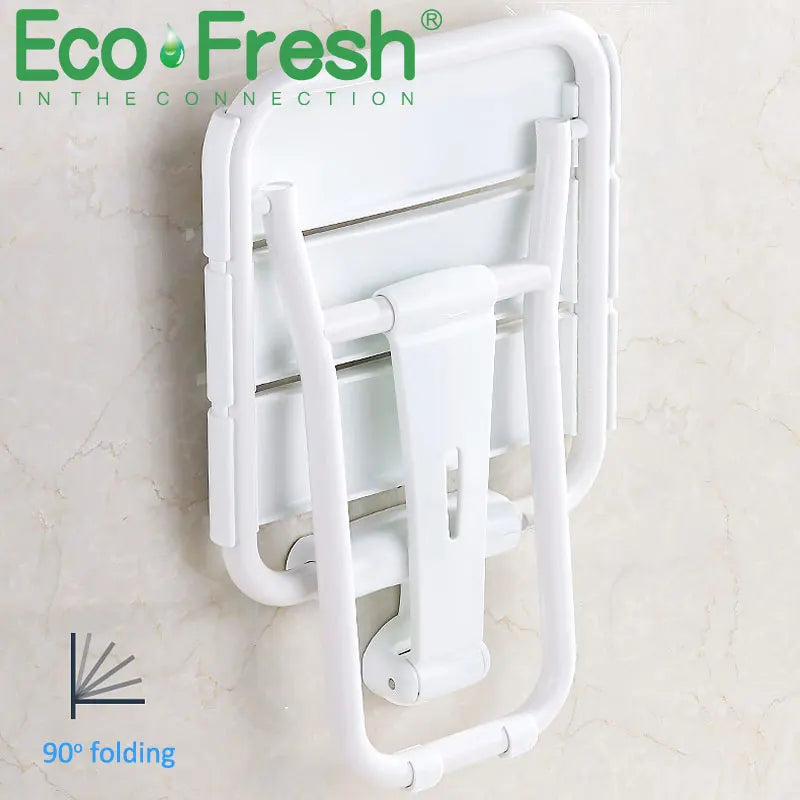 Wall-Mounted Folding Shower Seat with Legs