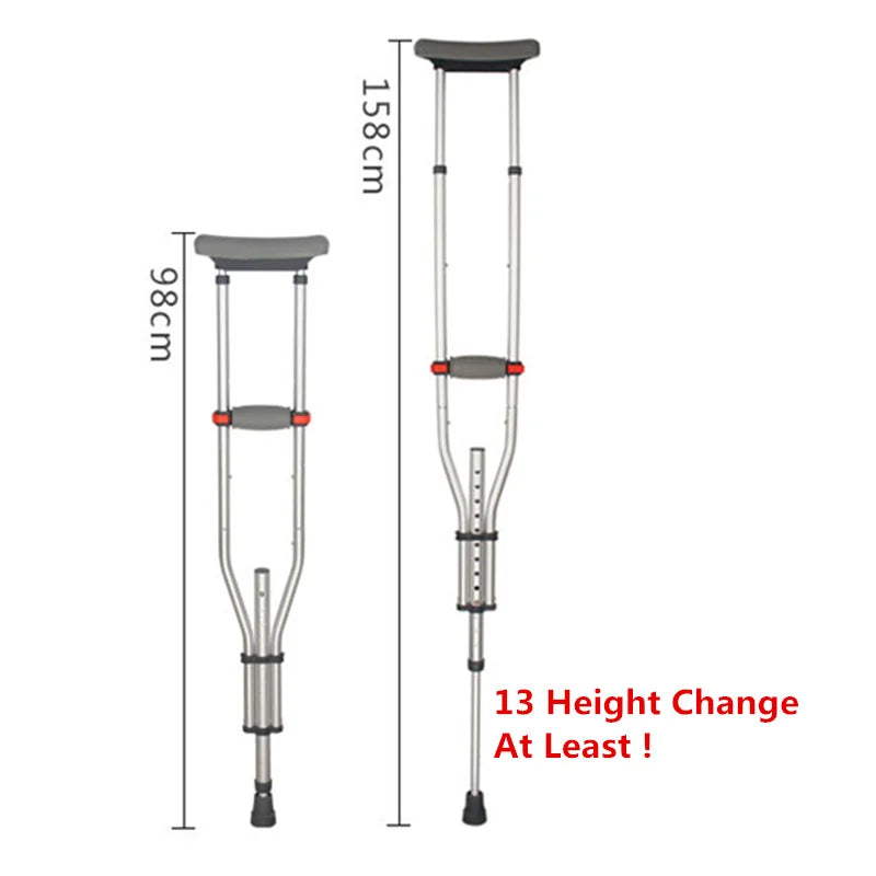 Medwell Foldable Underarm Crutch