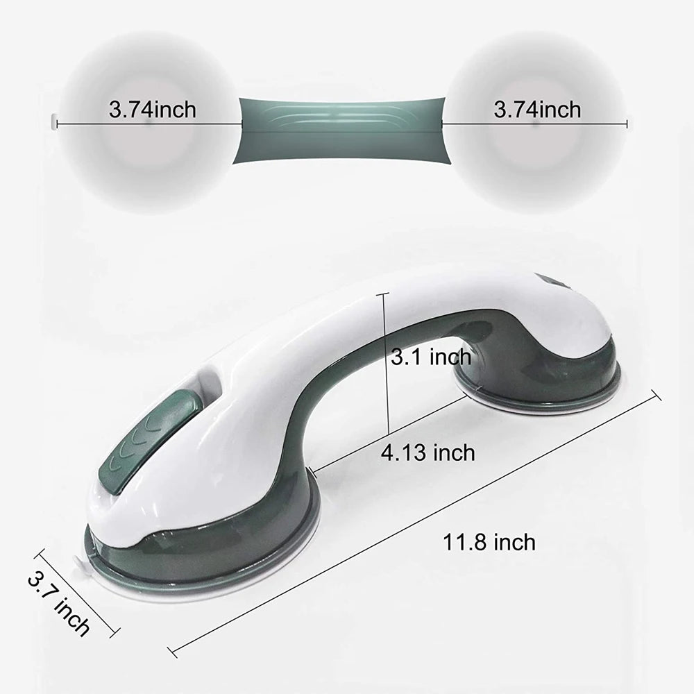Suction-Cup Bathroom Grab Handle