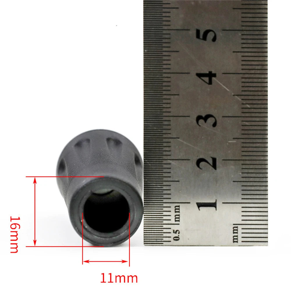 Trekking Pole Rubber Tip Covers, 5-Piece Set