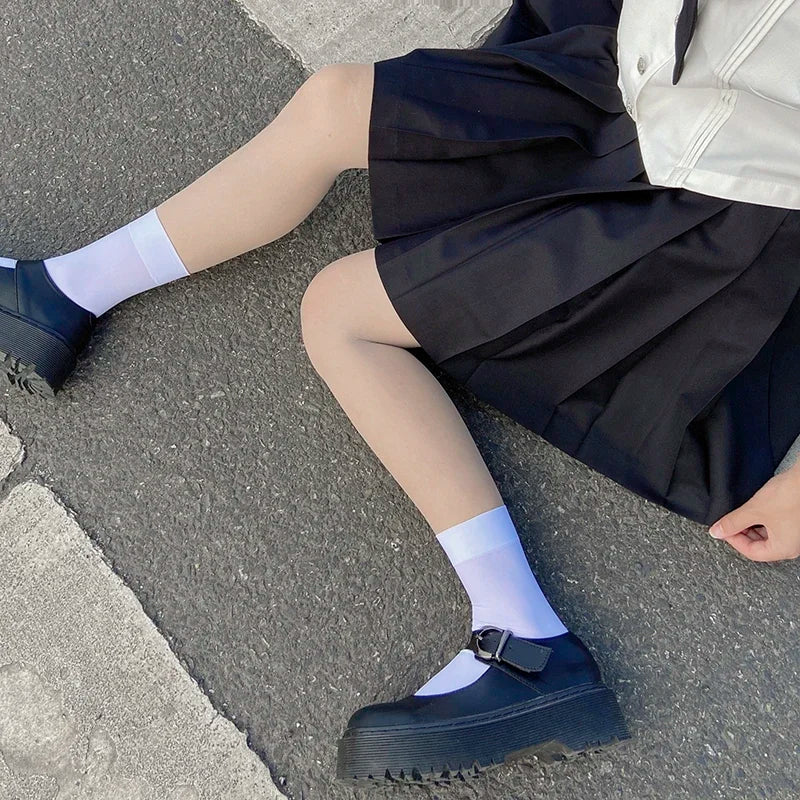 Women’s Over-the-Knee Stockings, Black or White