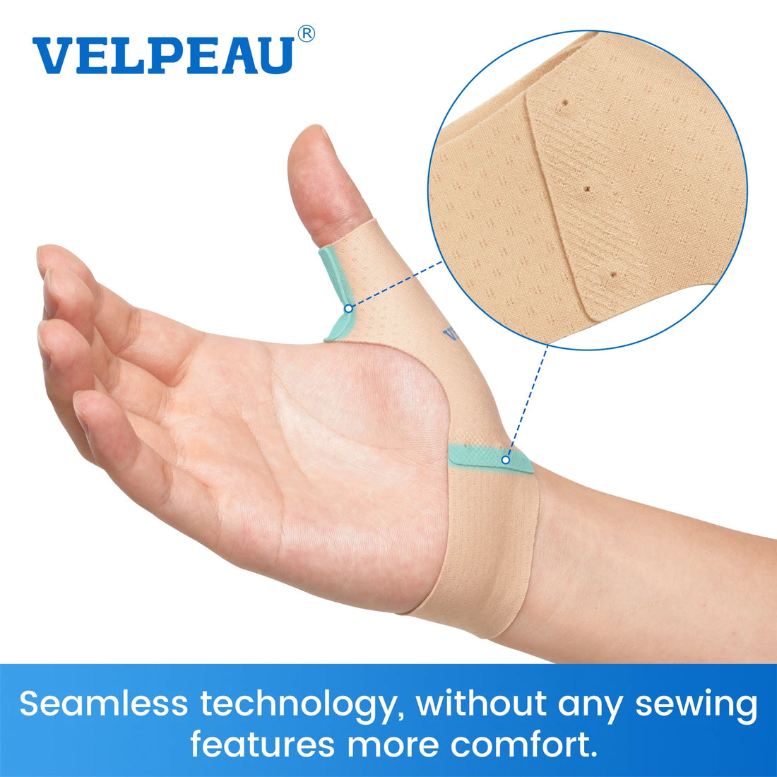 Medwell Elastic Thumb Support Brace, Left and Right Hand