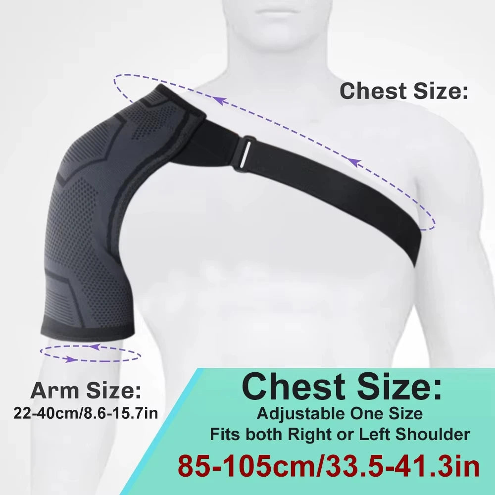 Adjustable Shoulder Brace for Left or Right Shoulder