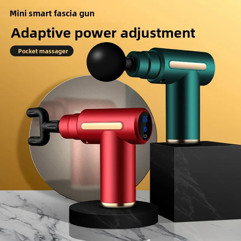 Rechargeable Mini Massage Gun with LCD Display