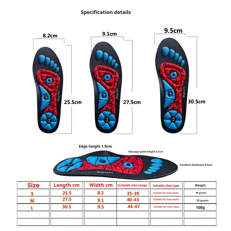 Plantar Massage Arch Support Insoles