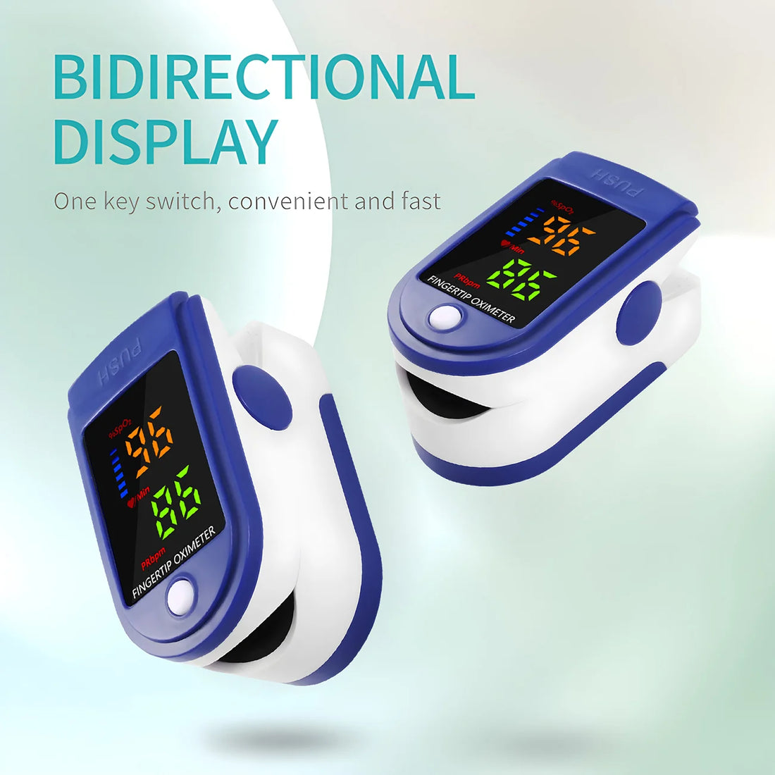 Forehead Thermometer and Finger Pulse Oximeter Set