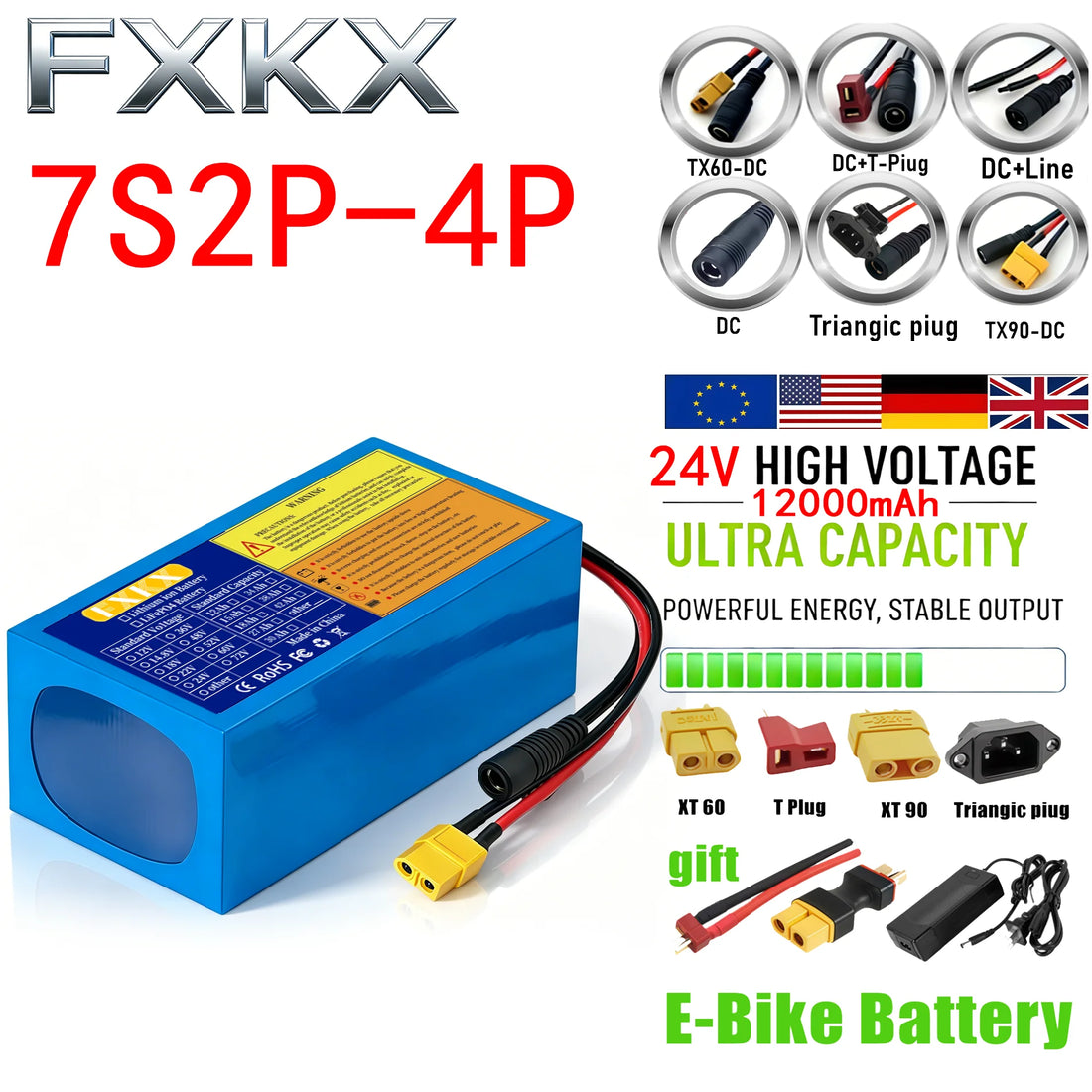 24V Rechargeable Battery for Wheelchairs and Scooters