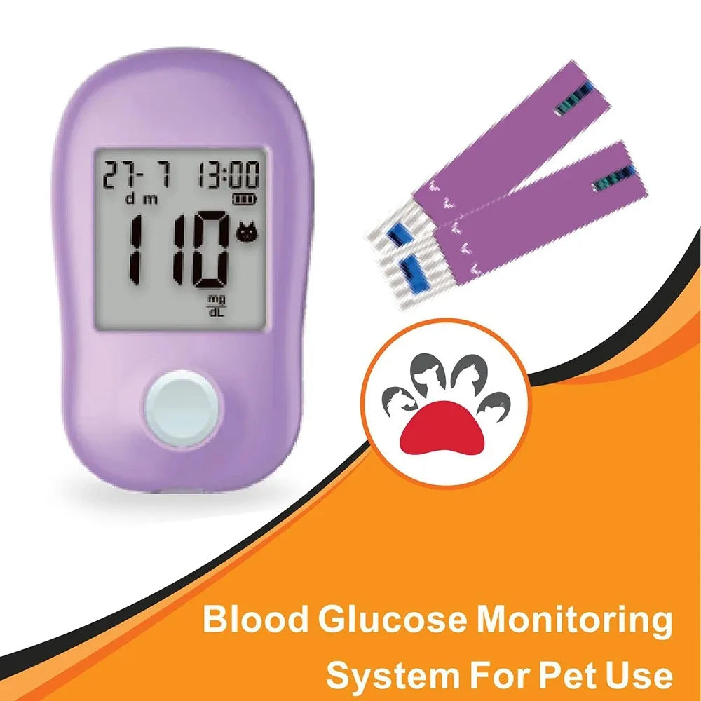 Pet Blood Glucose Meter System with Test Strips