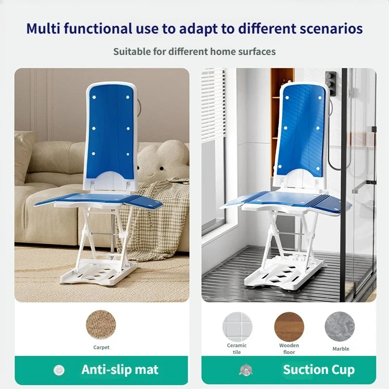 Electric Bath Lift Chair with Adjustable Height
