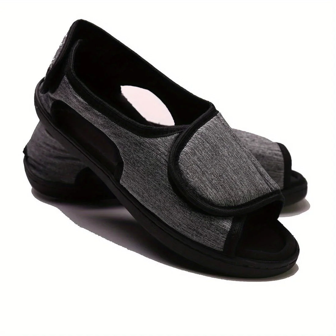 Open-Toe Extra-Wide Home Shoes