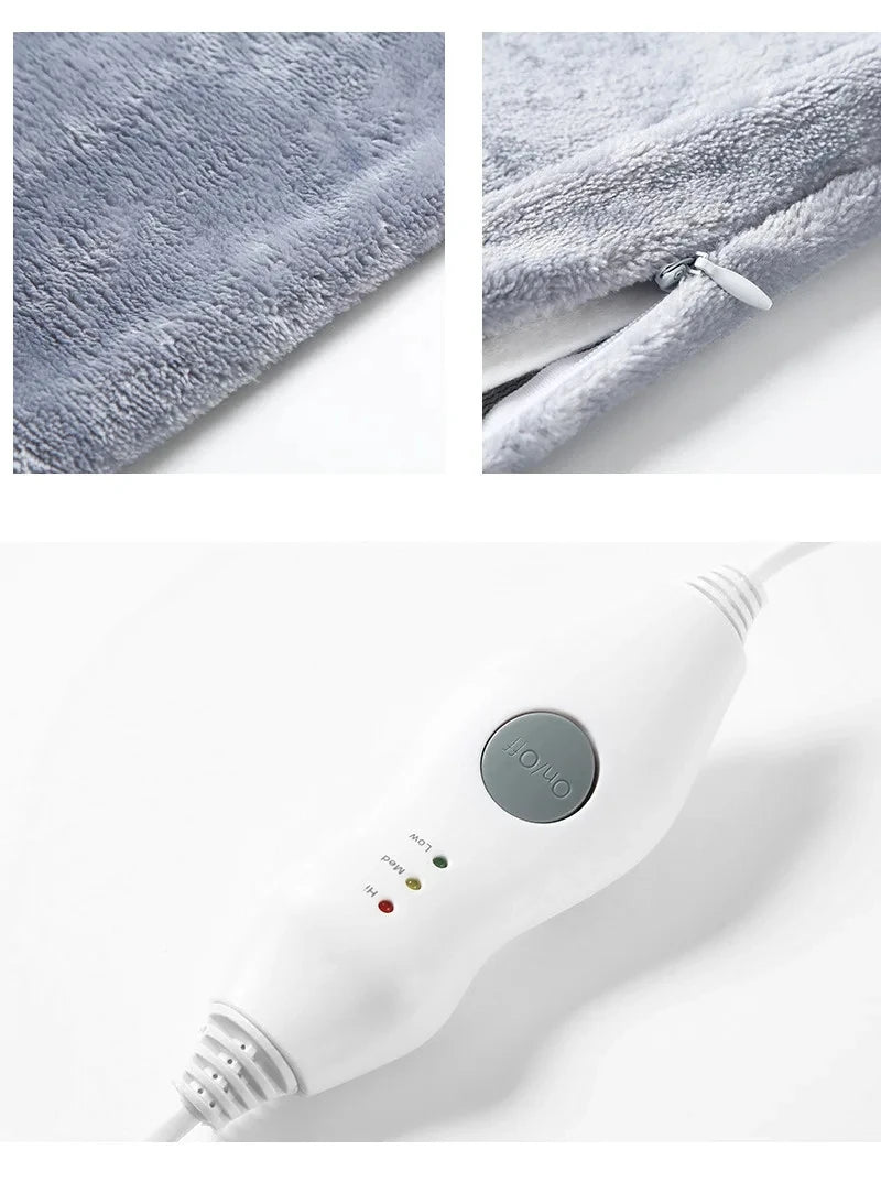 Electric Neck and Back Heating Pad Wrap
