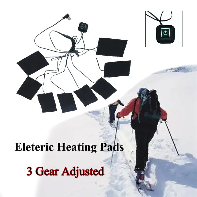 USB Clothing Heating Pad with 3 Settings