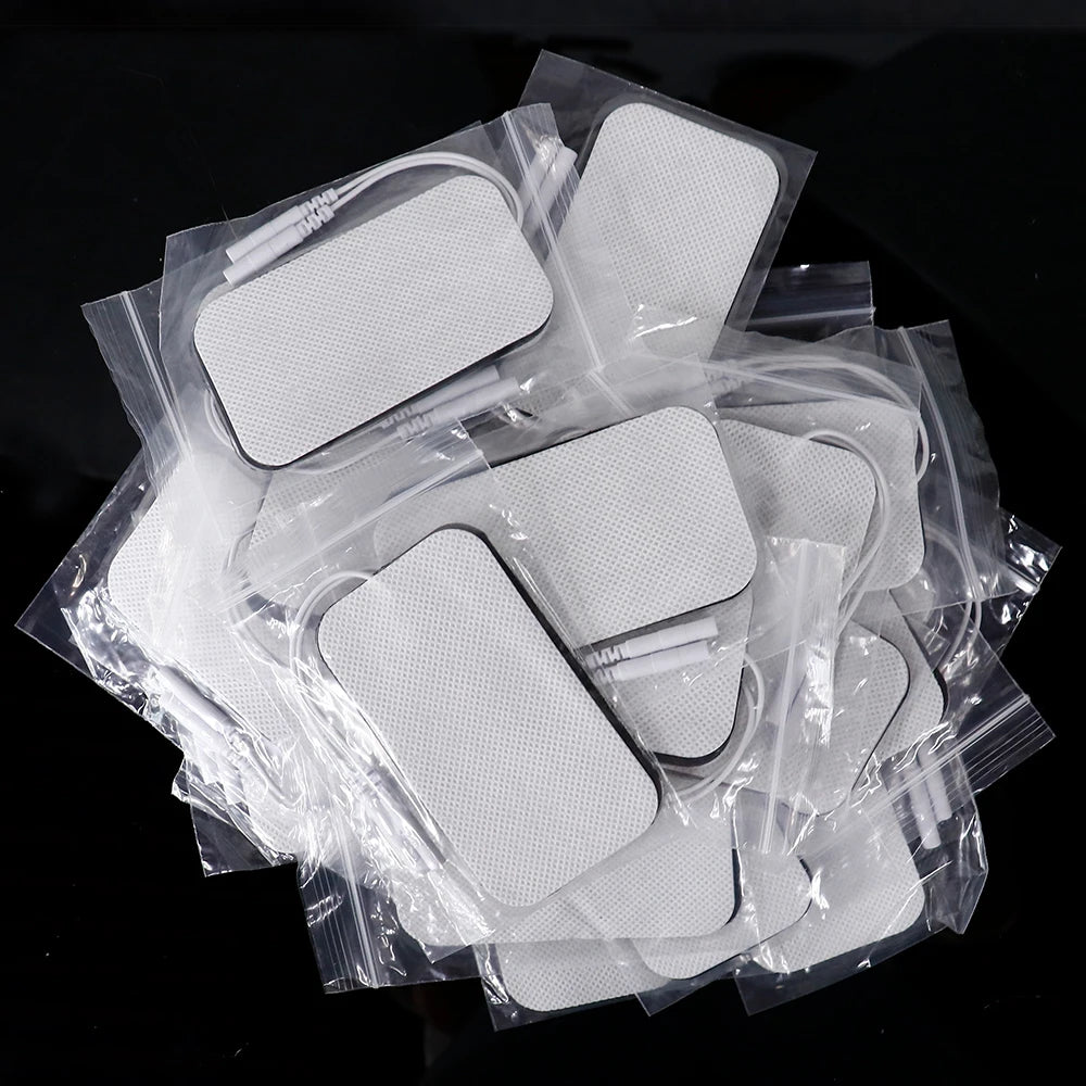 Reusable TENS Electrode Pads, 5 × 9cm, 2mm Connector