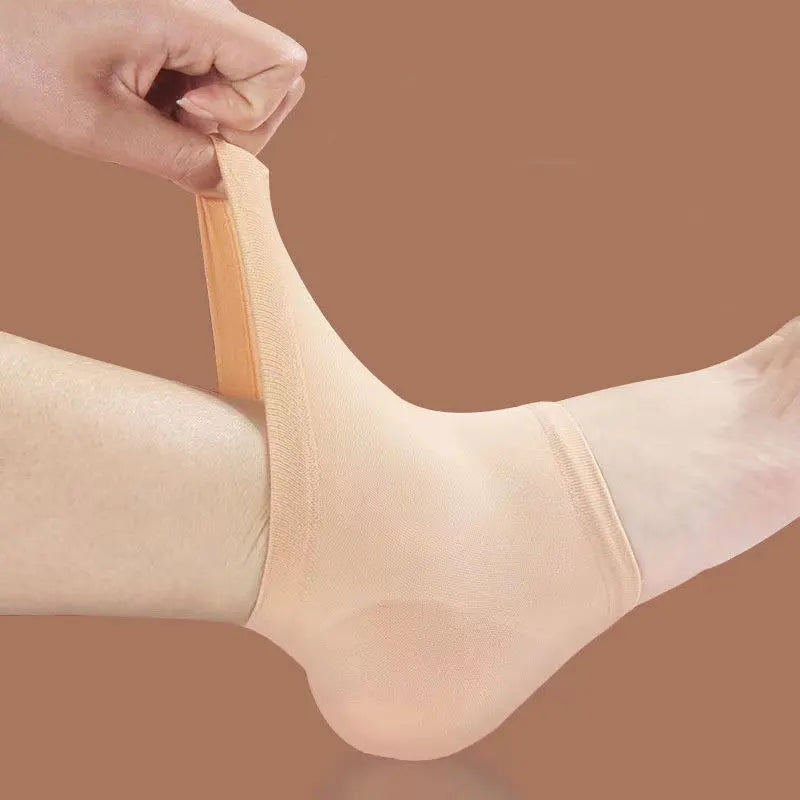 1 Pair High-Elasticity Silicone Ankle Compression Support Socks