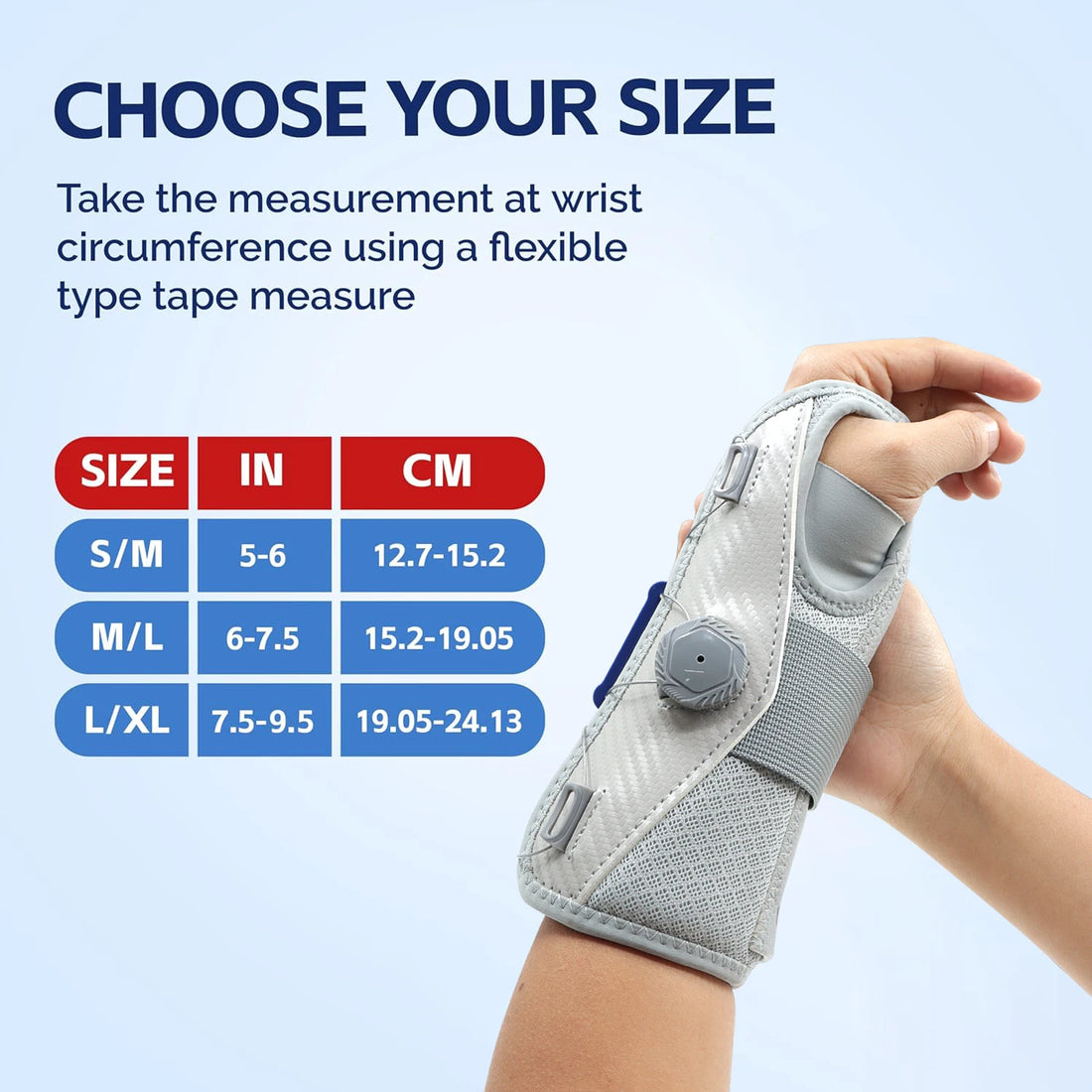 Adjustable Wrist Brace for Left or Right Hand