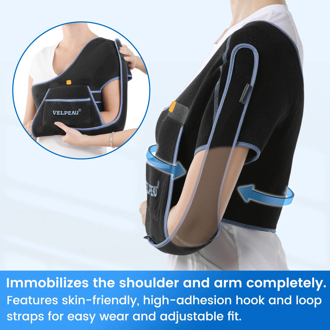 Adjustable Shoulder Sling with Storage Pocket