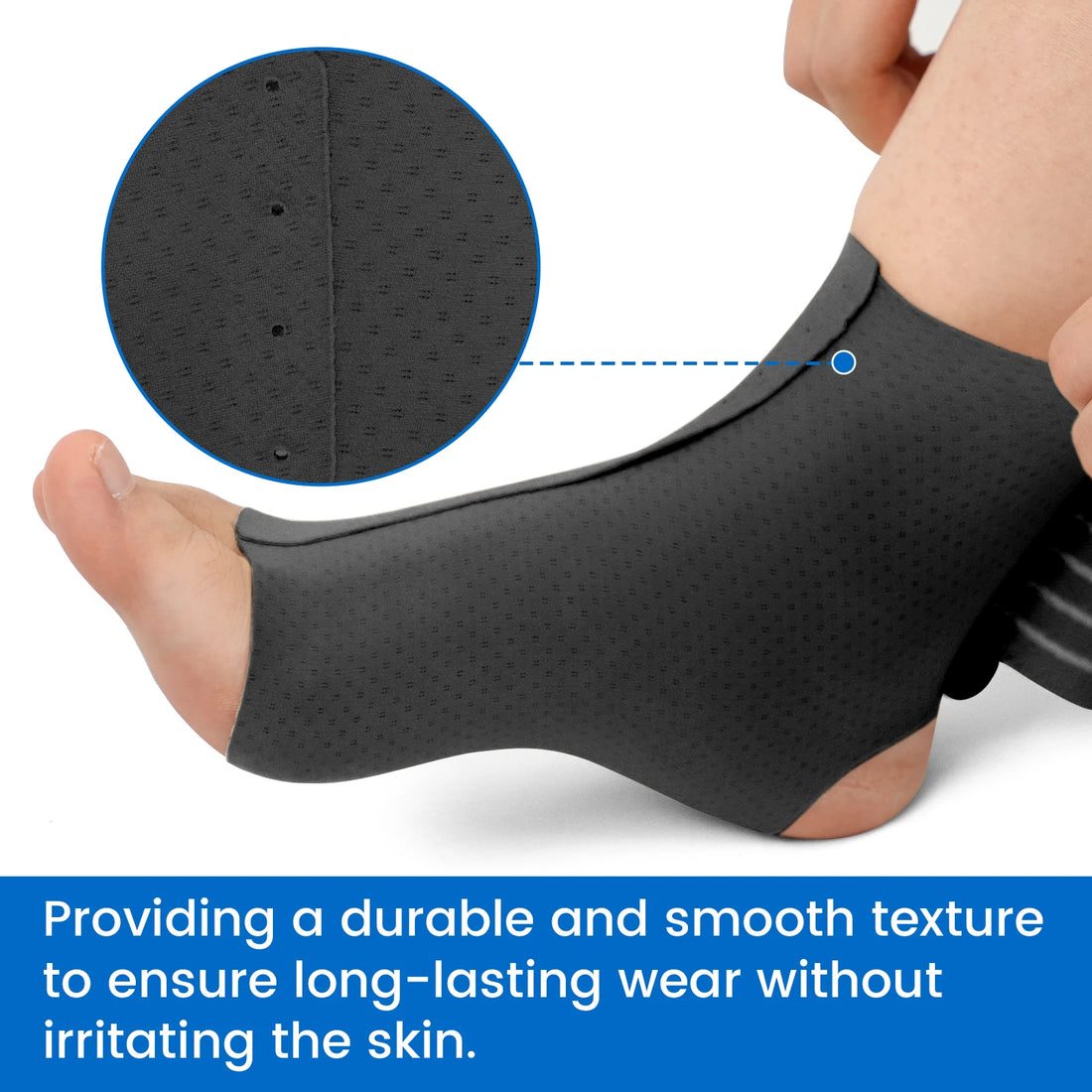 Ankle Compression Sleeve with Adjustable Strap